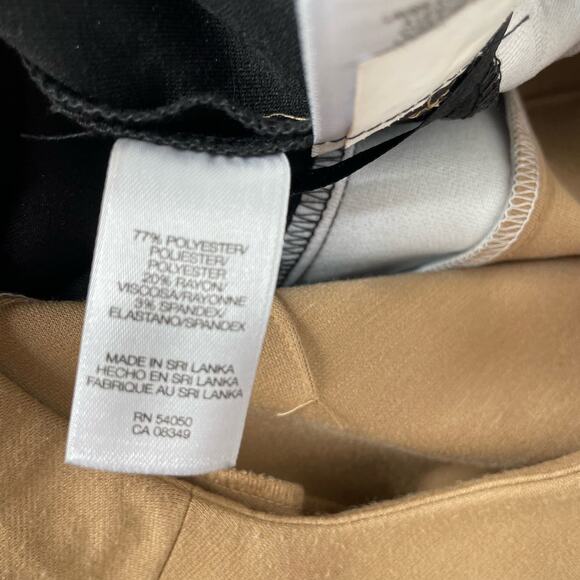 Nine Co Shift Dress Sleeveless Boat Neck Colorblock Brown Black Office Siren 14‎ - Picture 8 of 11